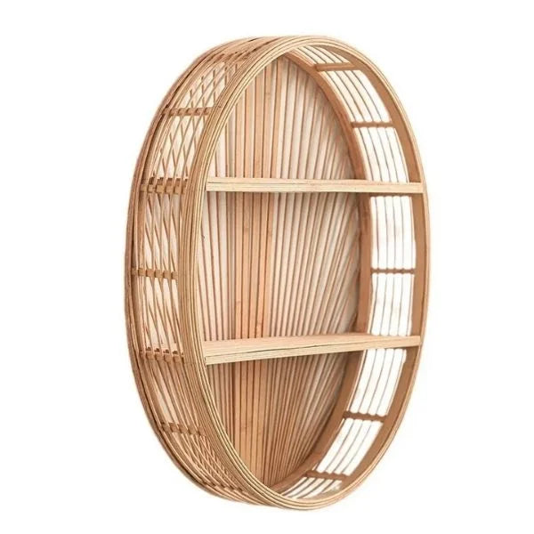 Bamboo Wall Shelf Organizer 05