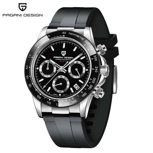 VINTAGESTEEL 40 – Retro Chrono Elegance