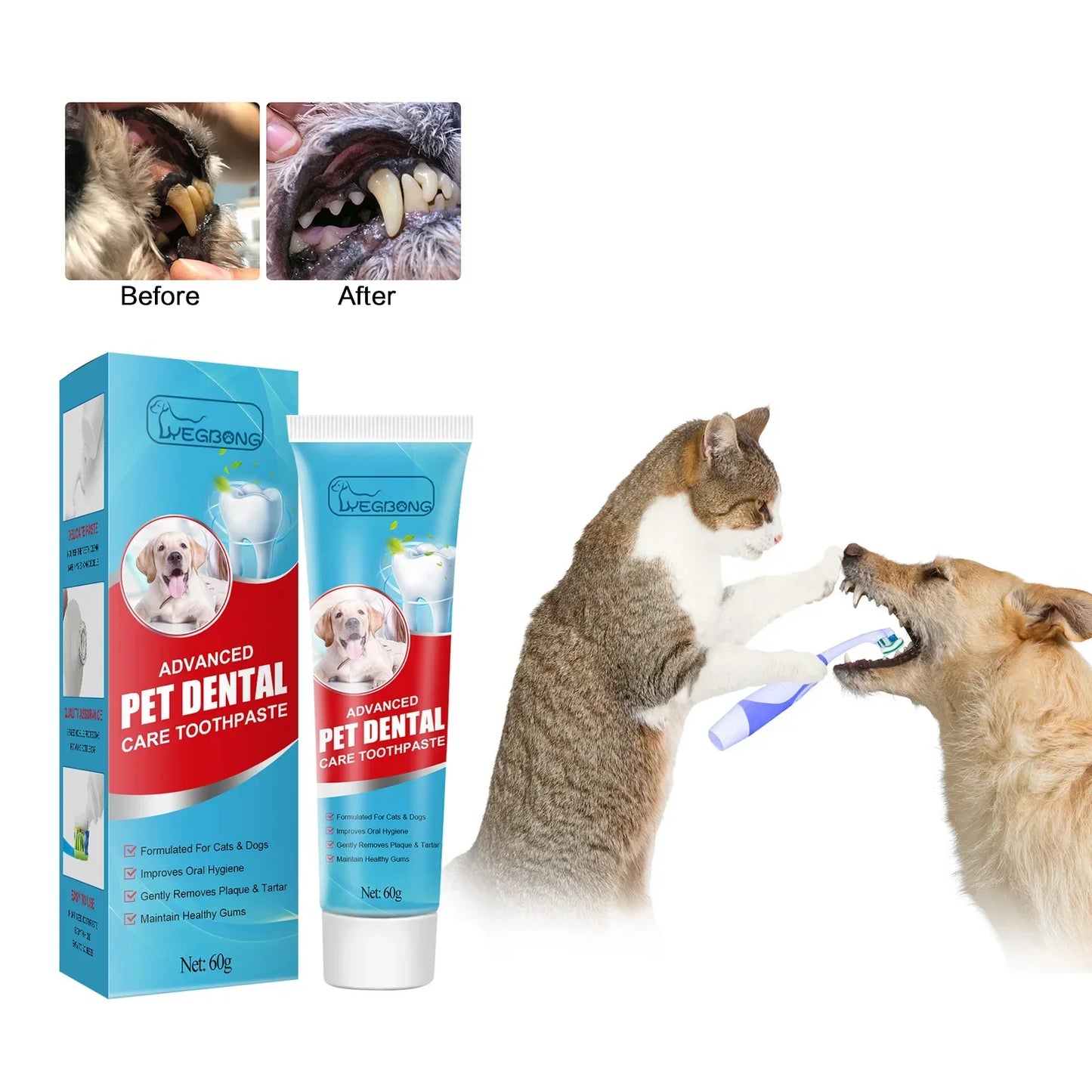 Dentifrice pour animaux de compagnie