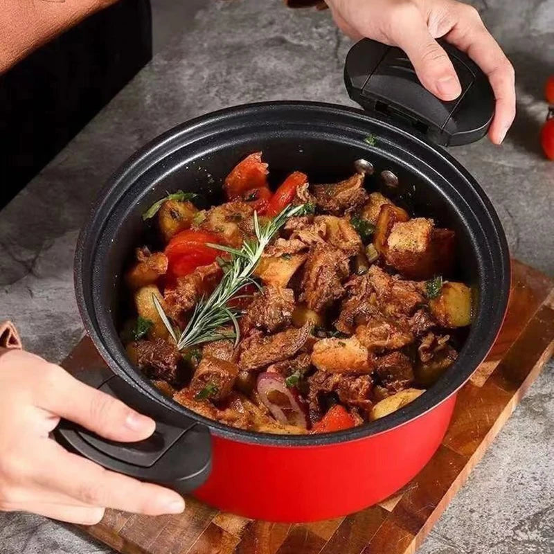 Autocuiseur électrique multifonction pour soupe et riz, grande capacité, 3,5 L, compatible avec les autocuiseurs à basse température