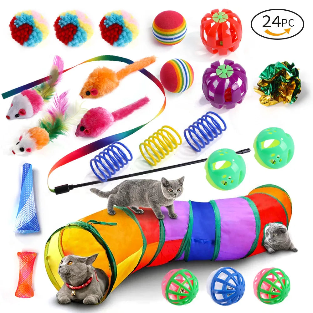Juguetes interactivos para gatos