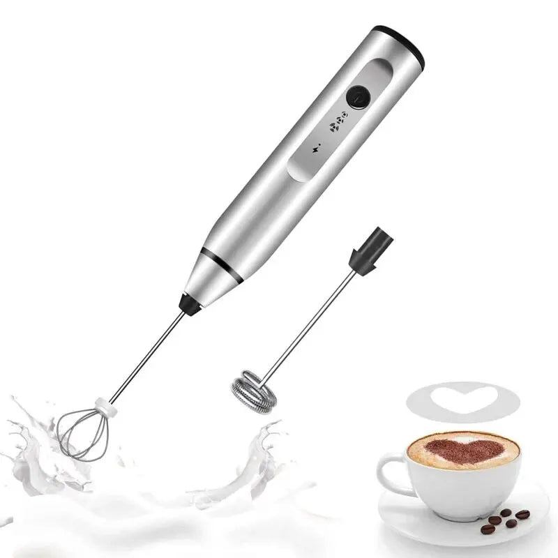 3-in-1 Milk Frother – Foamer, Mixer & Beater