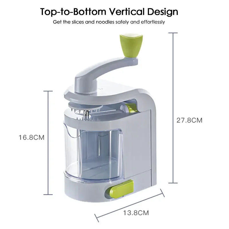 4-in-1 Vegetable Spiralizer with Suction Cup