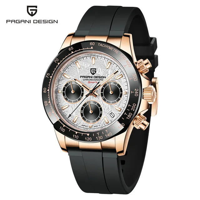 VINTAGESTEEL 40 – Retro Chrono Elegance