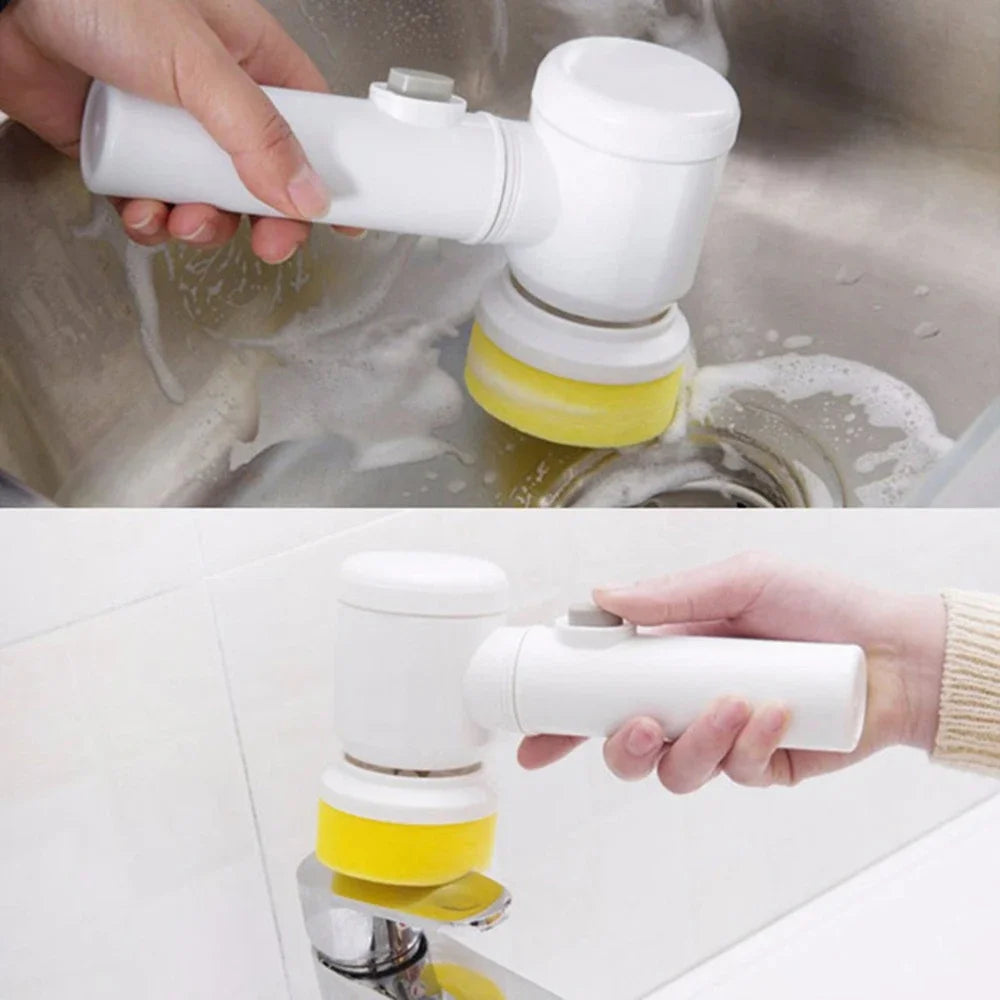 Rechargeable Electric Cleaning Brush for Home Use