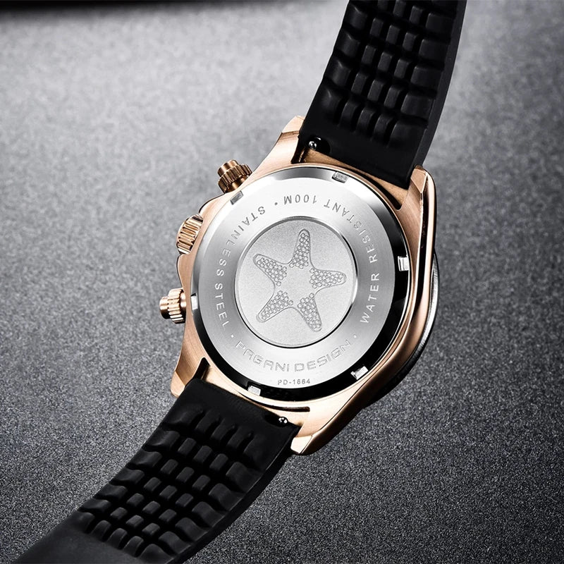 VINTAGESTEEL 40 – Retro Chrono Elegance