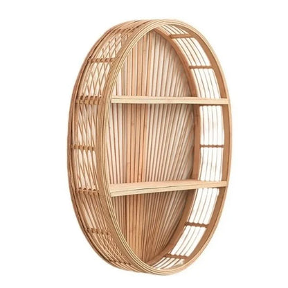 Bamboo Wall Shelf Organizer 05