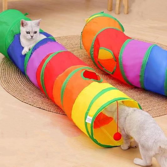 Túnel interactivo para gatos 