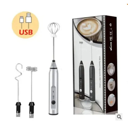 3-in-1 Milk Frother – Foamer, Mixer & Beater
