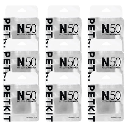 Éliminateur d'odeurs Petkit N50 pour litière pour chat Pura Max - Bac à litière autonettoyant pour chat - Matériaux de nettoyage de l'air pour contrôle des odeurs d'origine
