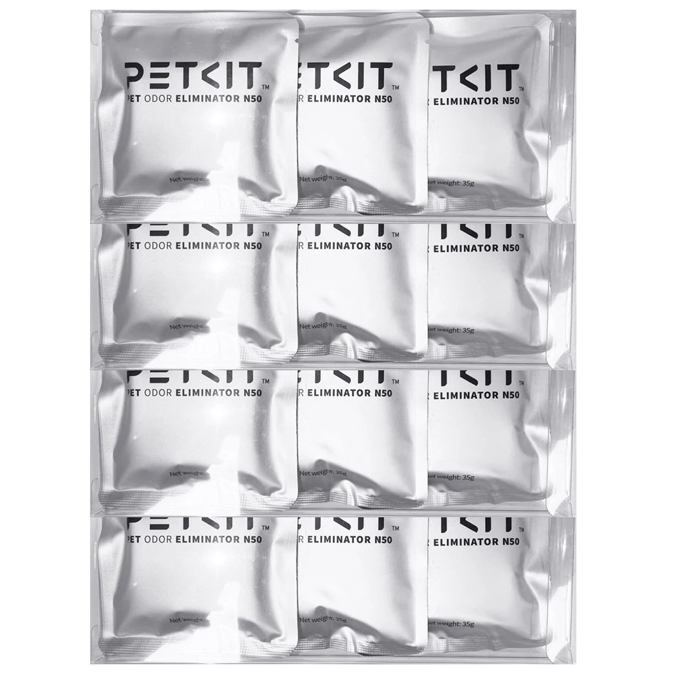 Éliminateur d'odeurs Petkit N50 pour litière pour chat Pura Max - Bac à litière autonettoyant pour chat - Matériaux de nettoyage de l'air pour contrôle des odeurs d'origine