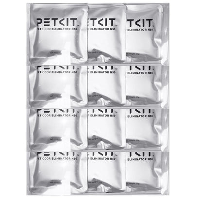 Éliminateur d'odeurs Petkit N50 pour litière pour chat Pura Max - Bac à litière autonettoyant pour chat - Matériaux de nettoyage de l'air pour contrôle des odeurs d'origine