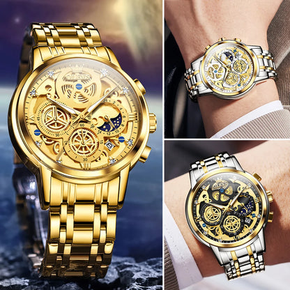 Golden Eclipse Timepiece