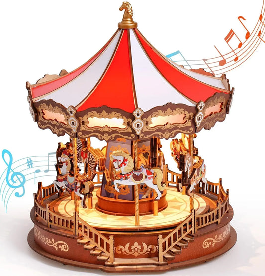 Twilight Tunes – LED Wooden Music Carousel Kit