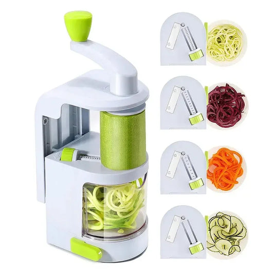 4-in-1 Vegetable Spiralizer with Suction Cup