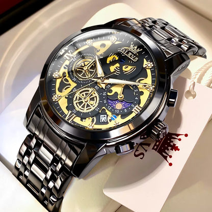 Golden Eclipse Timepiece
