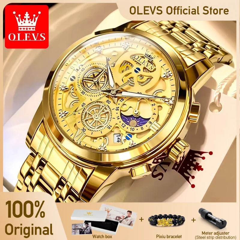 Golden Eclipse Timepiece