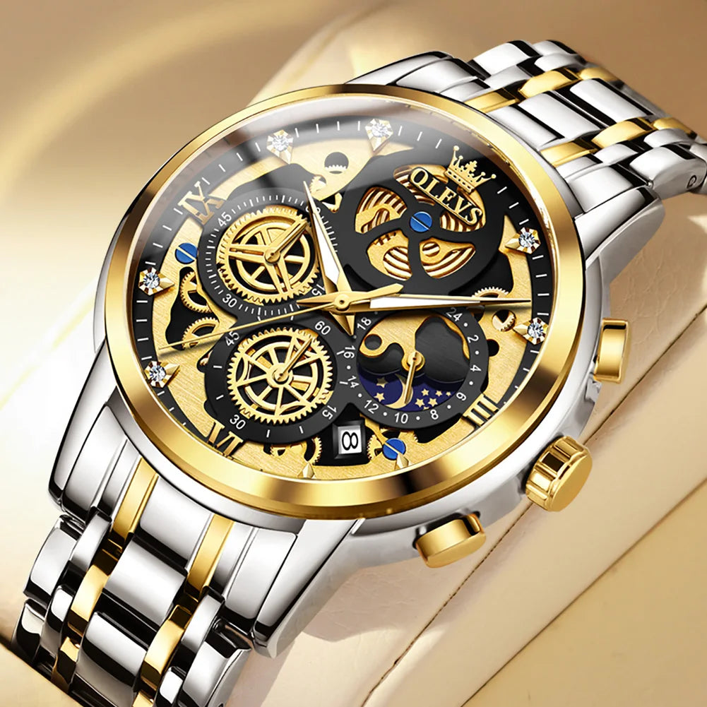 Golden Eclipse Timepiece