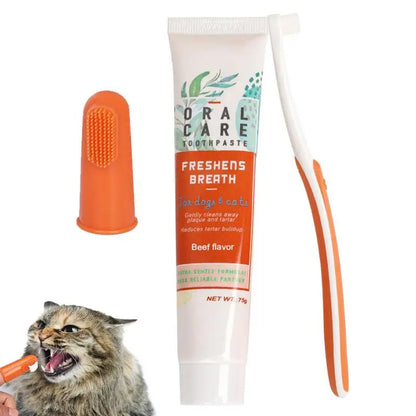 Dentifrice pour animaux de compagnie pour chiens et chats 