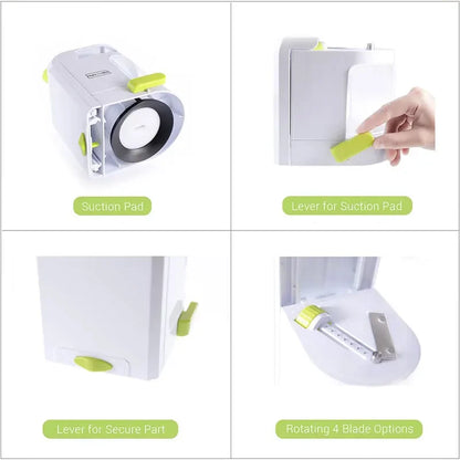 4-in-1 Vegetable Spiralizer with Suction Cup