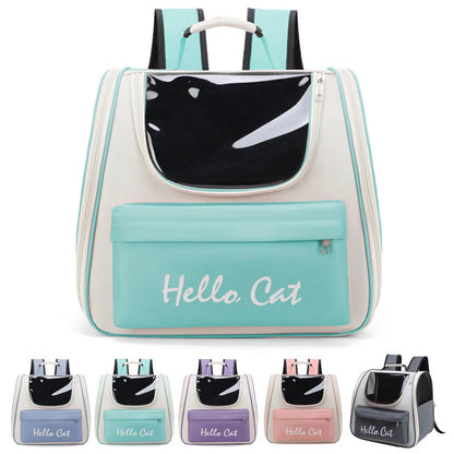 Sac à dos pour animaux de compagnie 1 pièce pour chat et chien, sac à bandoulière simple et double pour l'extérieur, sac à bandoulière respirant pour la sécurité de la voiture