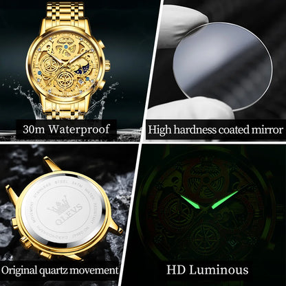Golden Eclipse Timepiece