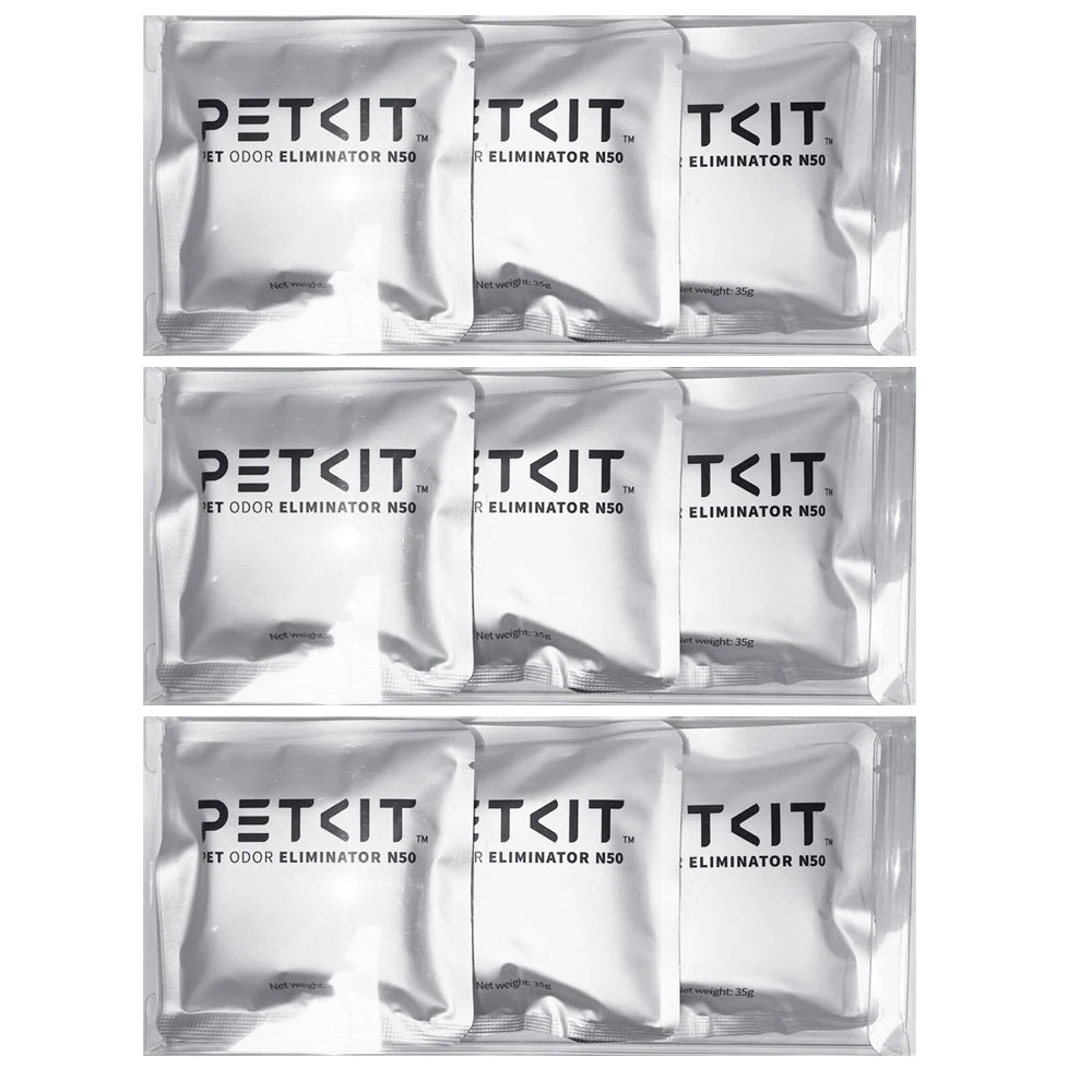 Éliminateur d'odeurs Petkit N50 pour litière pour chat Pura Max - Bac à litière autonettoyant pour chat - Matériaux de nettoyage de l'air pour contrôle des odeurs d'origine