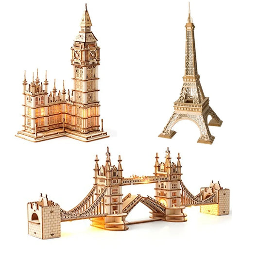 Landmark Legends – Wooden Puzzle Series