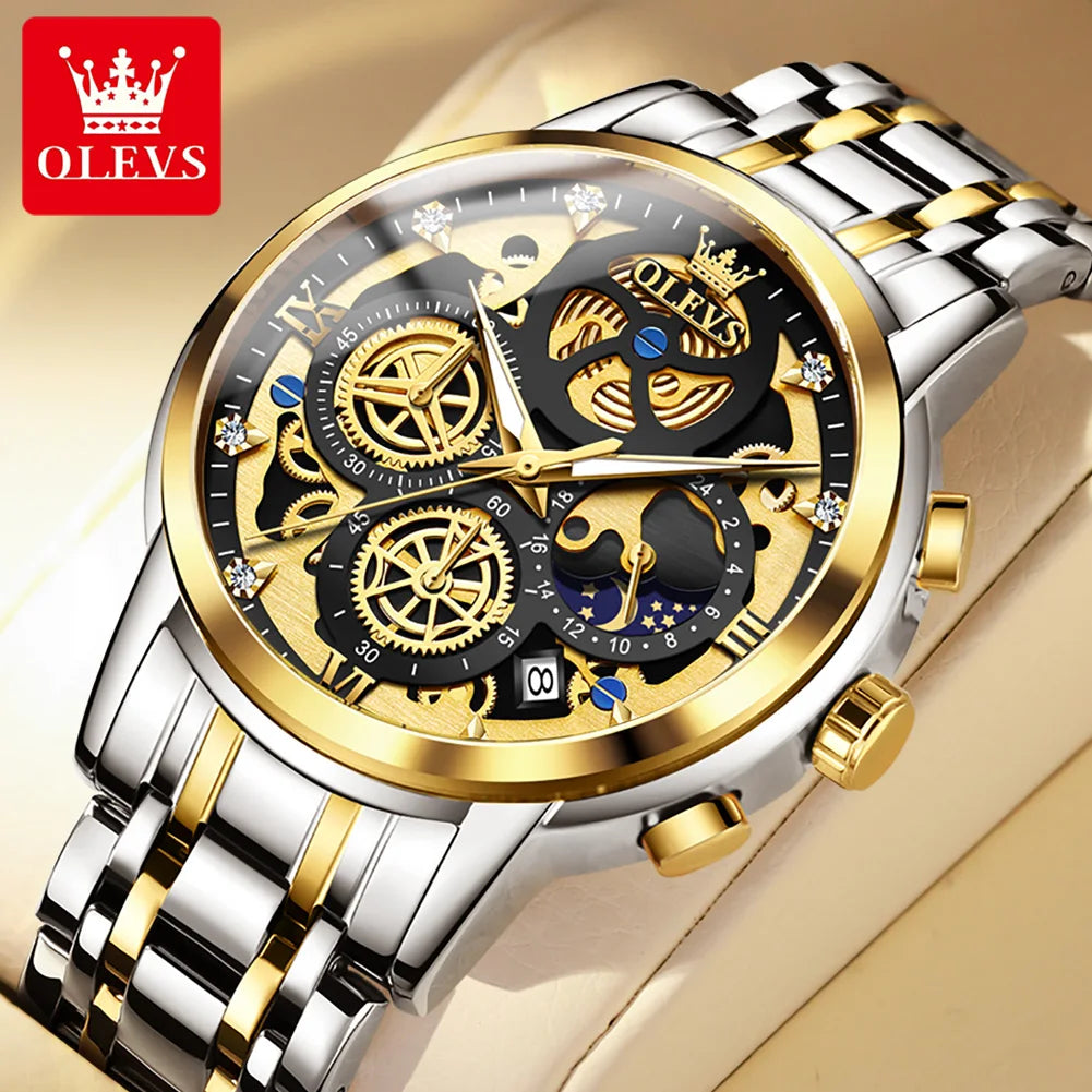 Golden Eclipse Timepiece