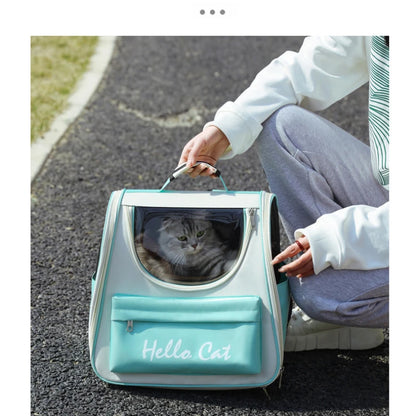 Sac à dos pour animaux de compagnie 1 pièce pour chat et chien, sac à bandoulière simple et double pour l'extérieur, sac à bandoulière respirant pour la sécurité de la voiture