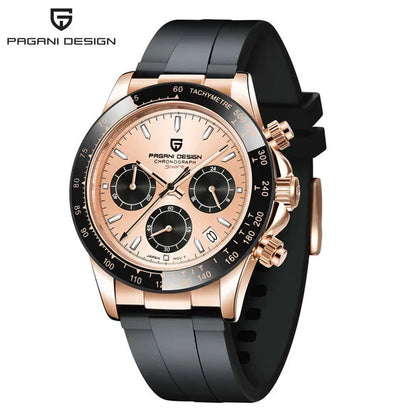 VINTAGESTEEL 40 – Retro Chrono Elegance