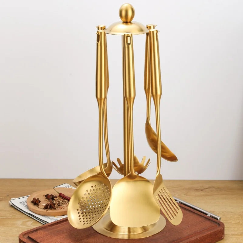 Aurelia Nocturne Gold Kitchen Set