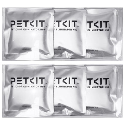 Éliminateur d'odeurs Petkit N50 pour litière pour chat Pura Max - Bac à litière autonettoyant pour chat - Matériaux de nettoyage de l'air pour contrôle des odeurs d'origine