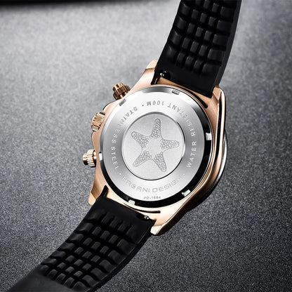 VINTAGESTEEL 40 – Retro Chrono Elegance